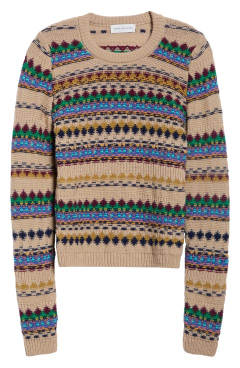 Tedd Wool Jacquard Sweater