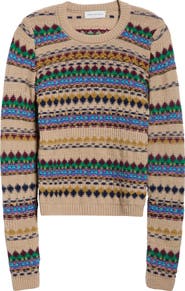 Dries Van Noten Tedd Wool Jacquard Sweater