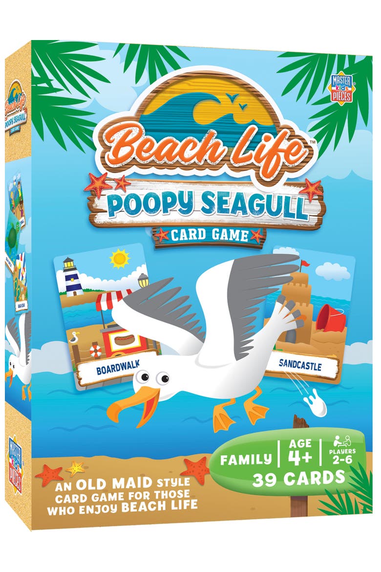 Beach Life - Poopy Seagull Card Game, Main, color, Multicolor