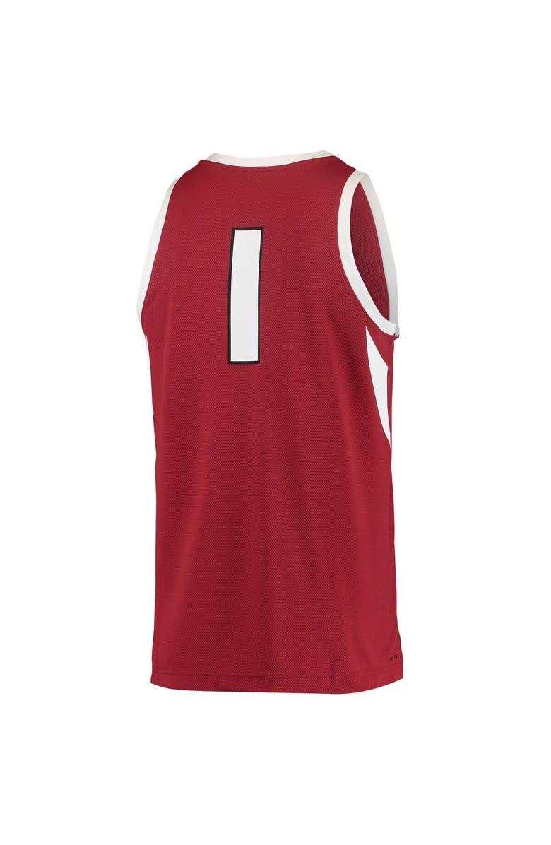 Nike Men's Nike #1 Crimson Arkansas Razorbacks Replica Jersey, Alternate, color, Crimson