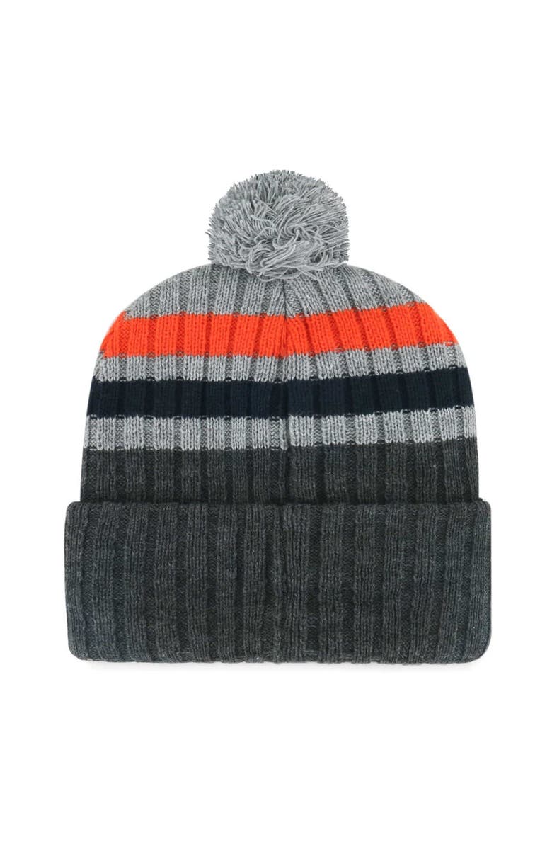 '47 Men's '47 Gray Detroit Tigers Stack Cuffed Knit Hat with Pom, Alternate, color, Gray