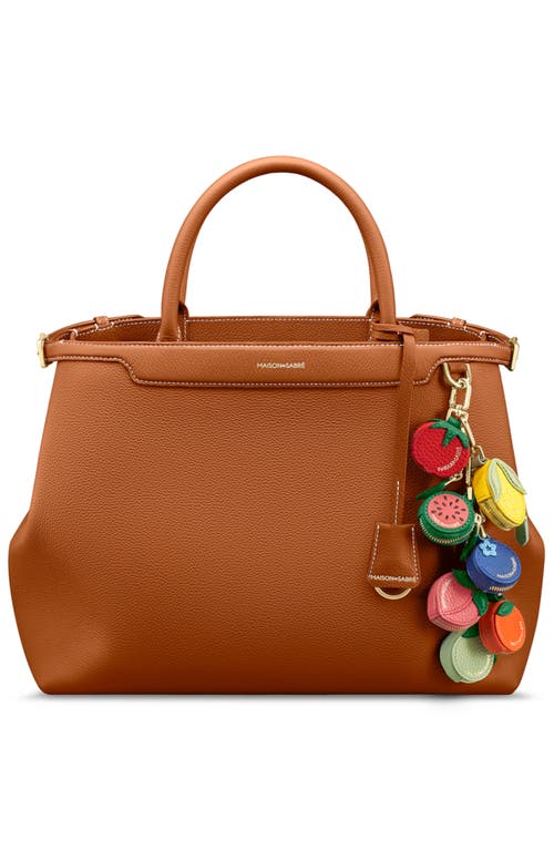 Maison De Sabre Palais Belting Large Tote Bag In Brown