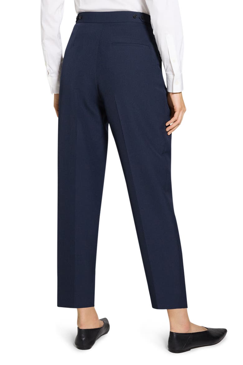 Wool Blend Pleated Pants, Alternate, color, NOCTURNE NAVY