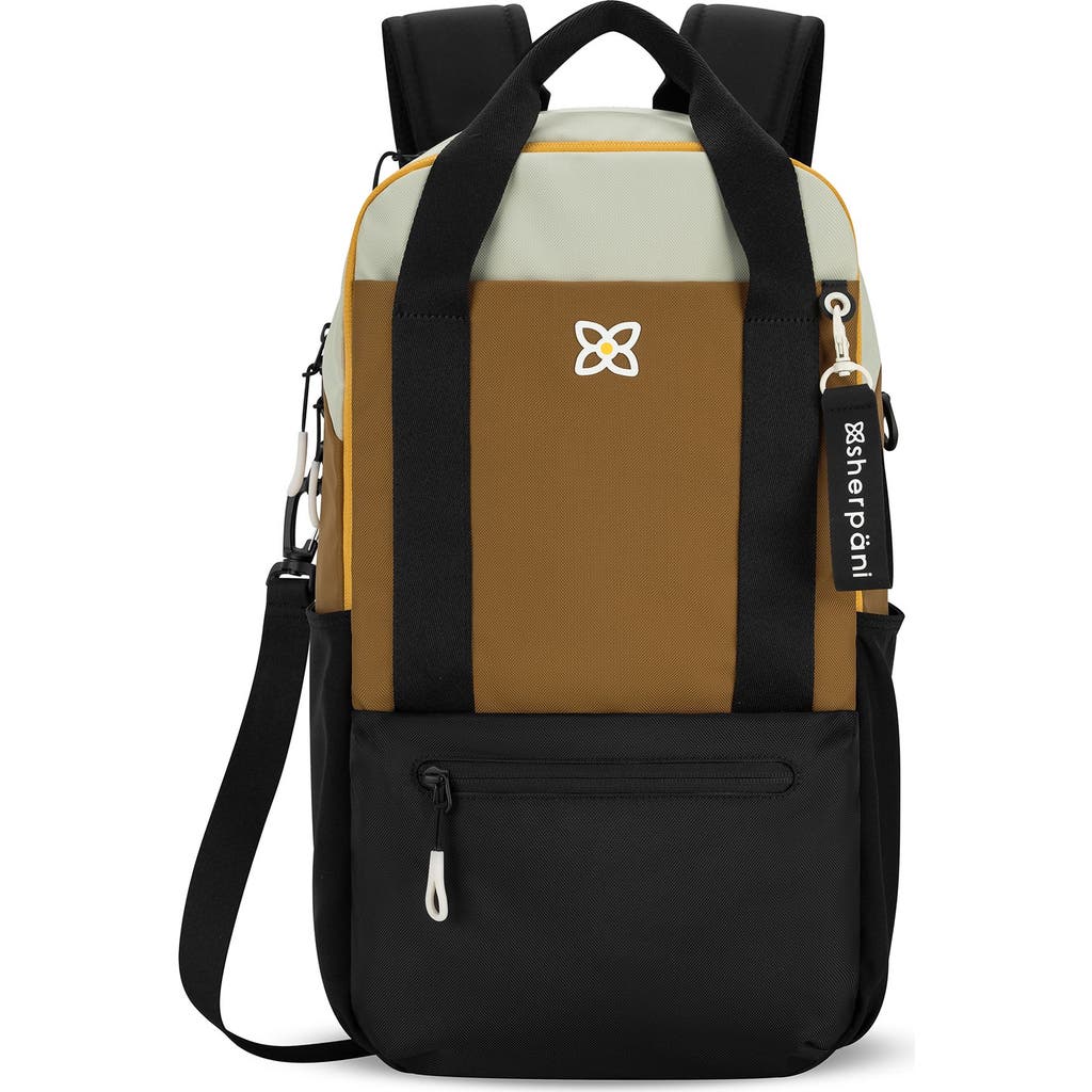 Sherpani Camden Convertible Backpack Tote In Brown