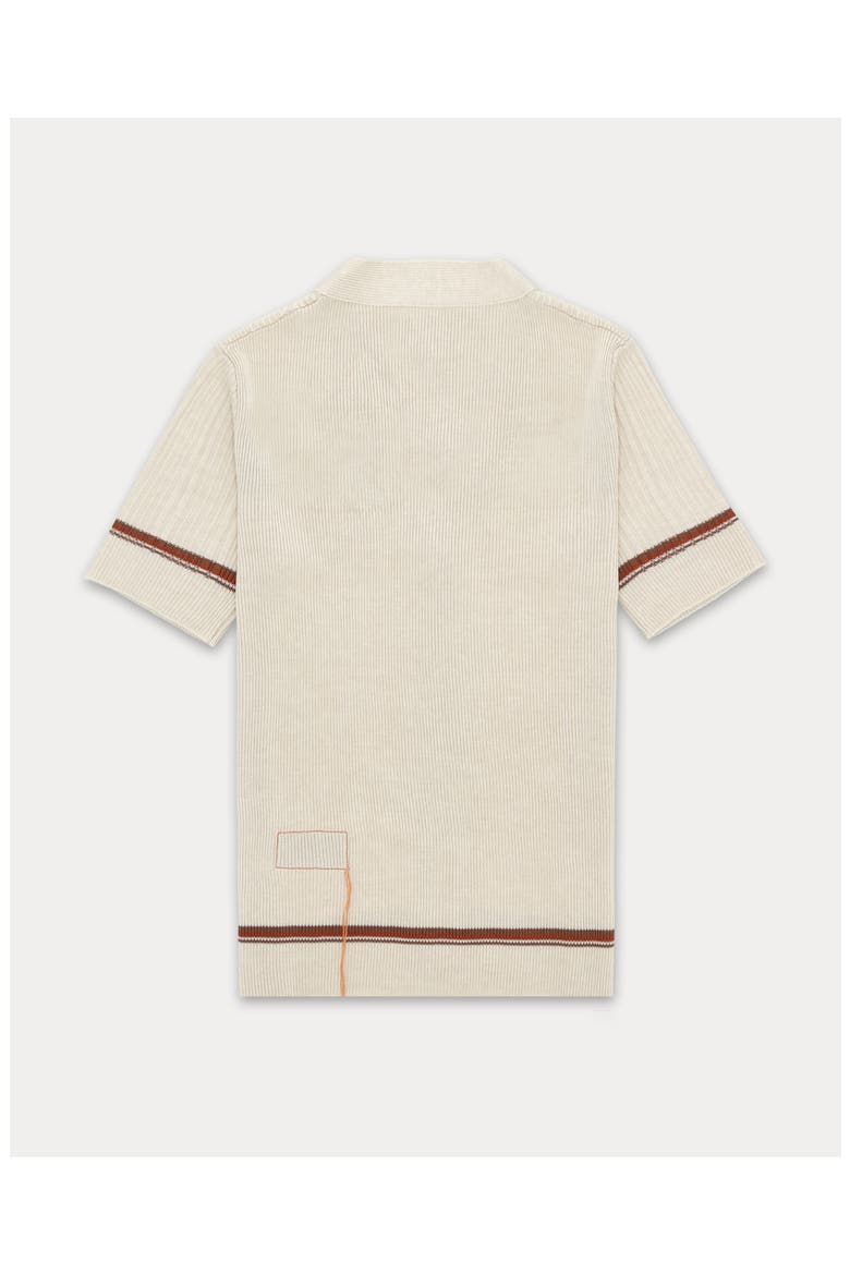 Clarisse Striped Cardigan, Alternate, color, Clay