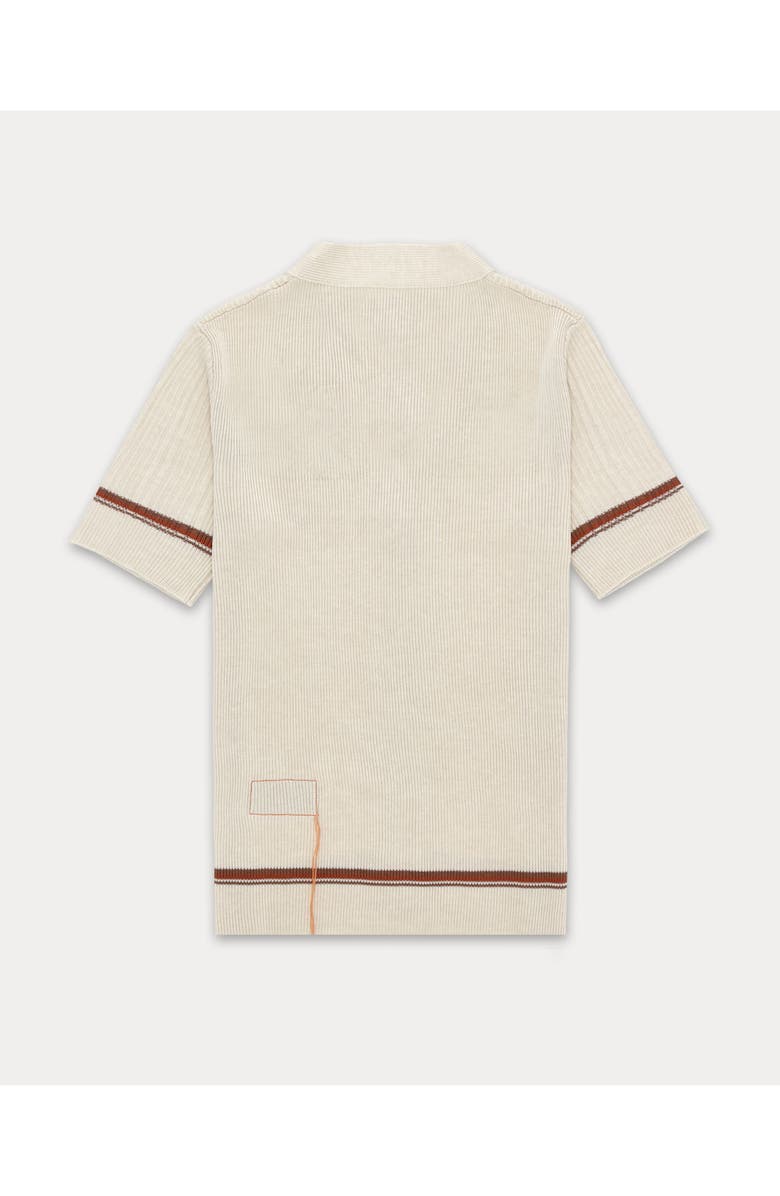 Fortela Clarisse Striped Cardigan, Alternate, color, Clay