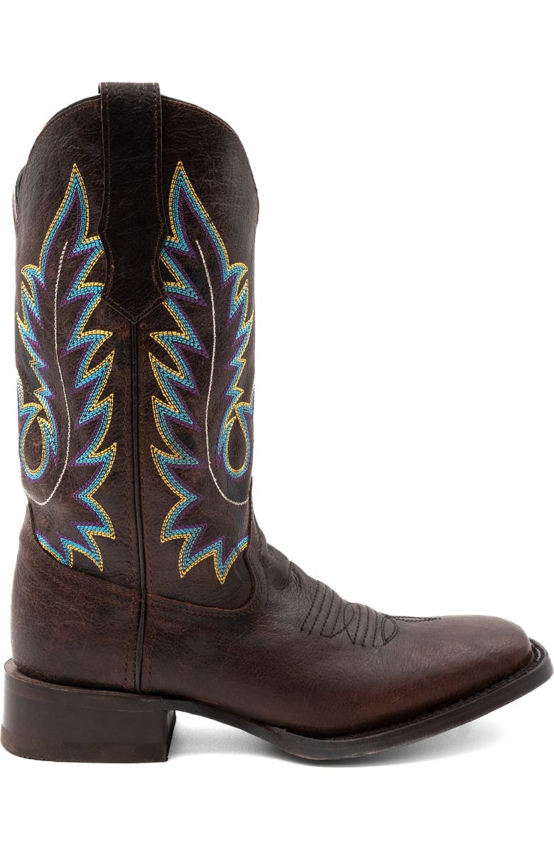 Ferrini Men's Chase Western Boot, Alternate, color, Chocolate