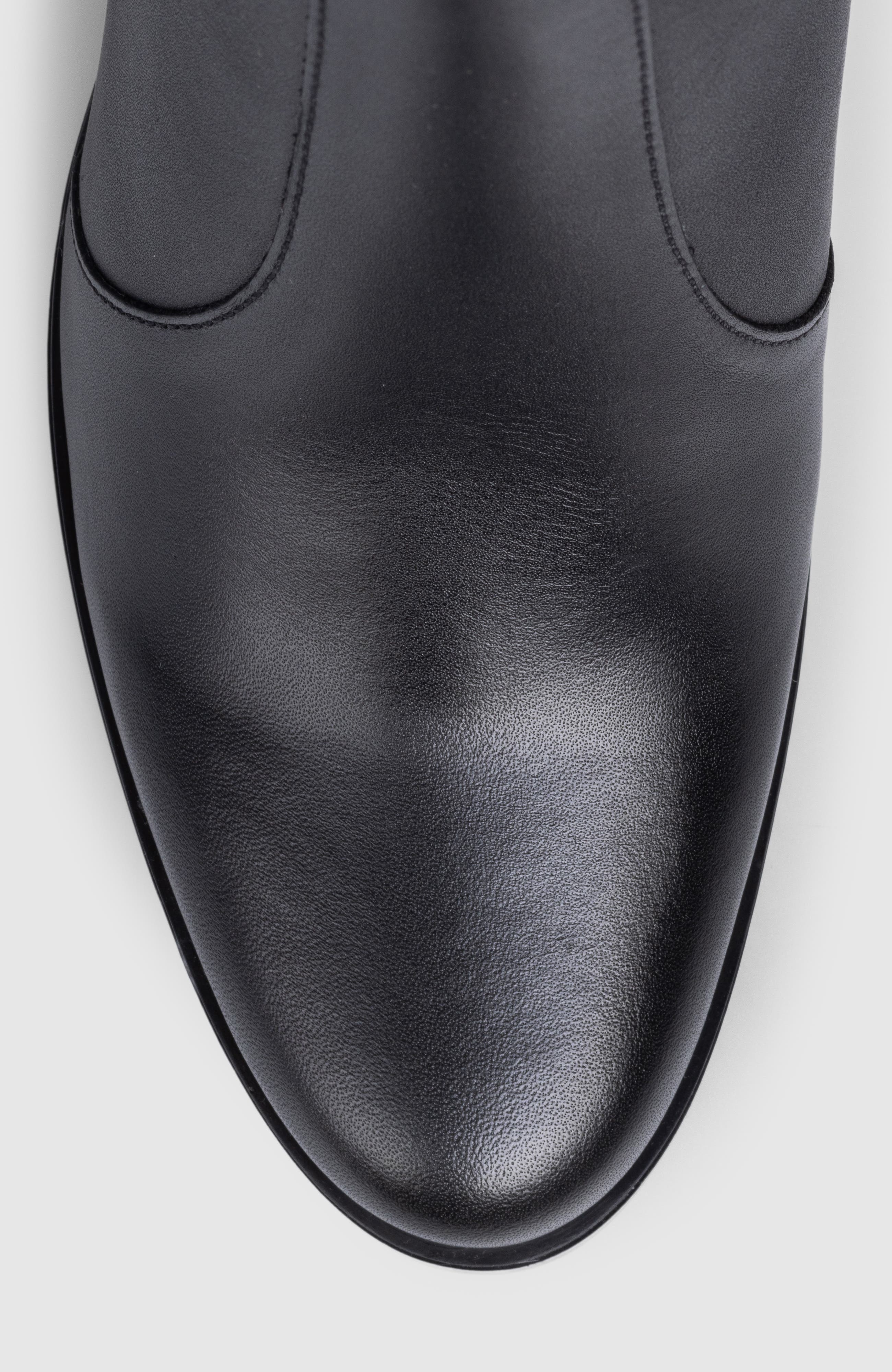 Manela Alex "V" Chelsea Bootie, Alternate, color, Black