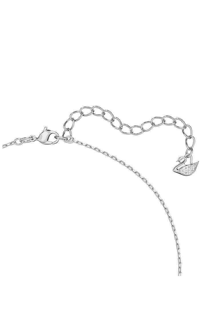 Una Crystal Pendant Necklace, Alternate, color, SILVER