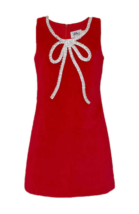 Velvet Bow Princess Dress