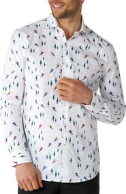 OppoSuits Winter Sprinter Stretch Button-Up Shirt