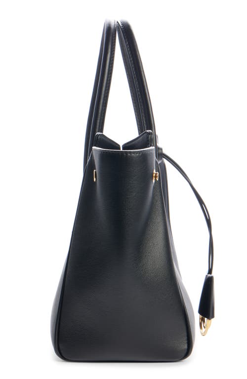 Balenciaga Mini Hampton Leather Tote In Black