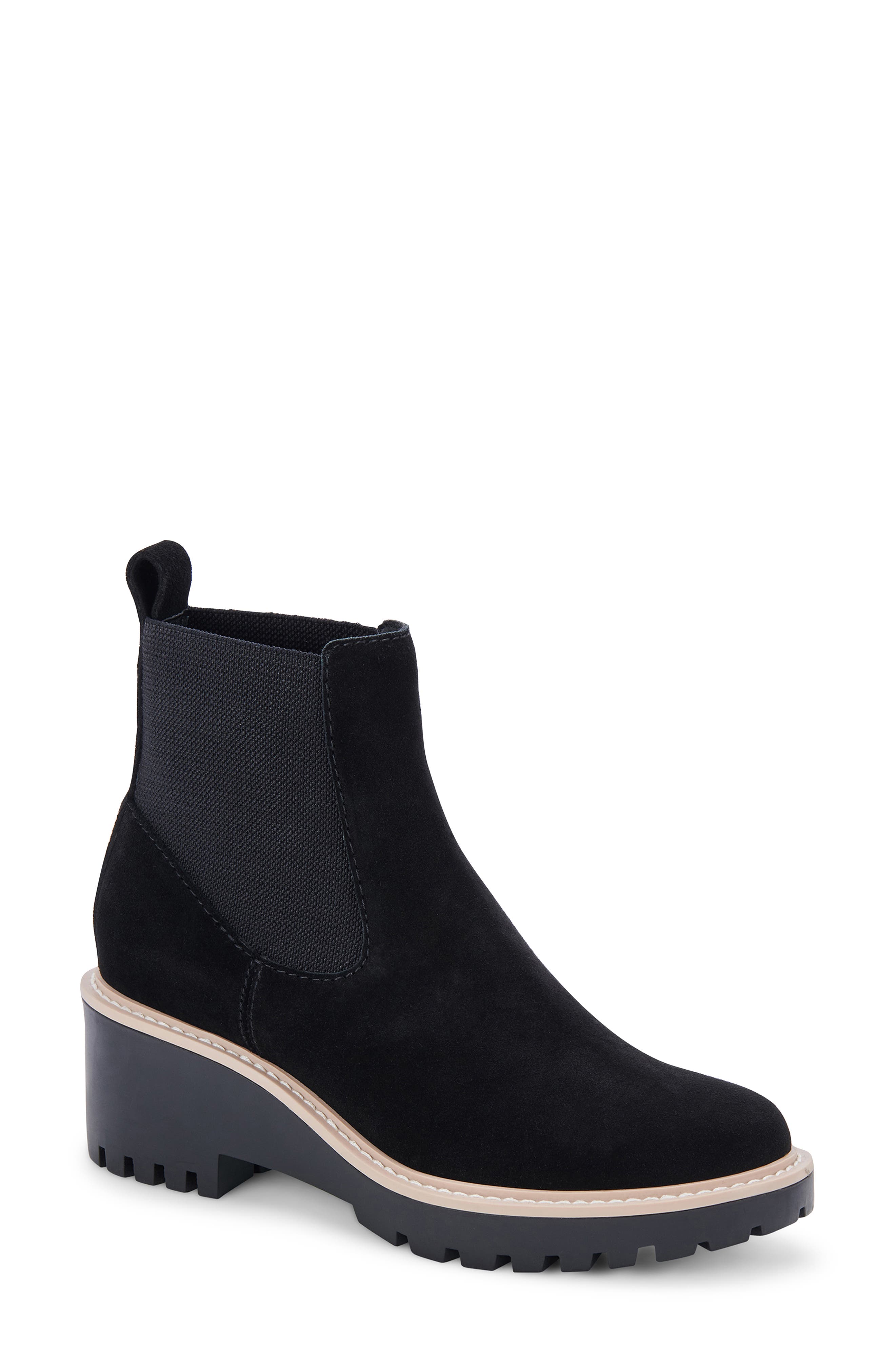 Dolce Vita Helen Wedge Chelsea Boot, Main, color, 