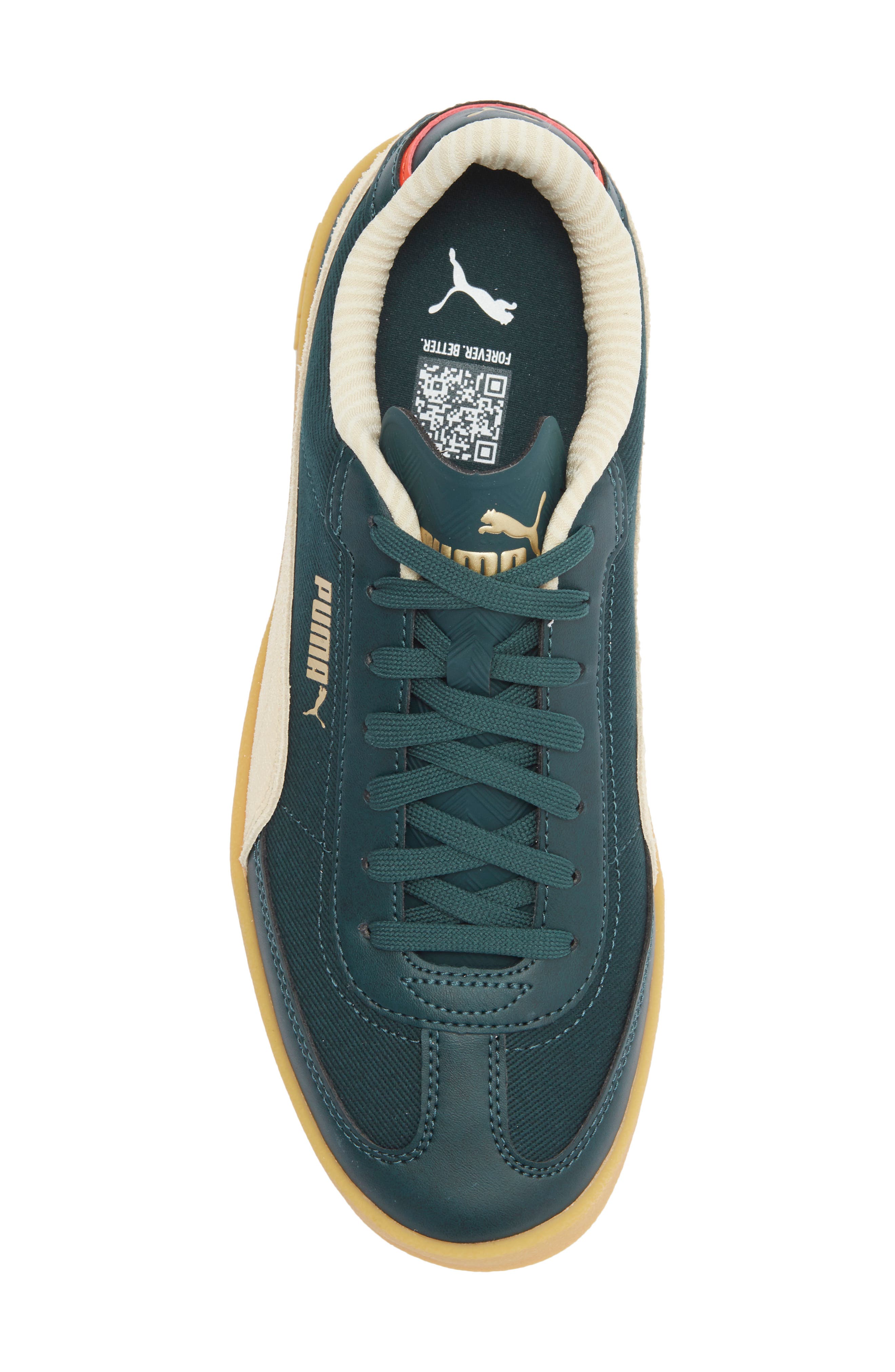PUMA Club II Era Retro Sneaker, Alternate, color, Green Terrain/ Canvas