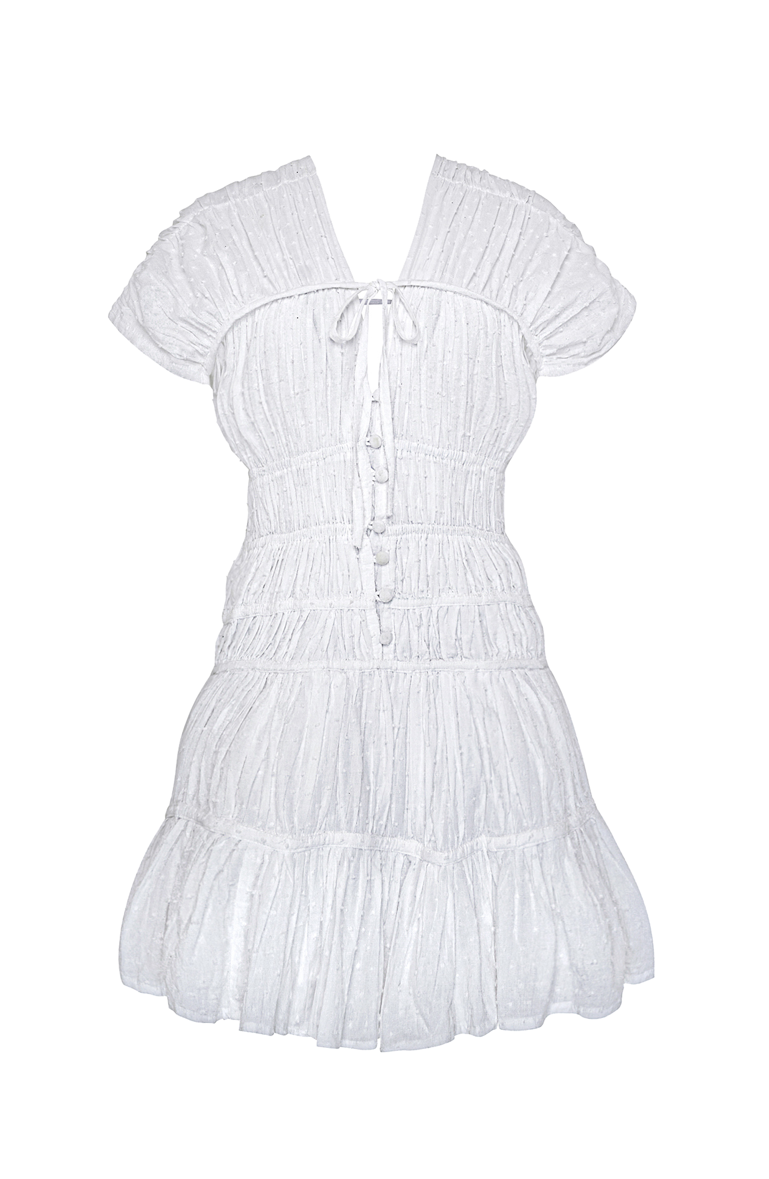The Srikandi Ruffle Mini Dress