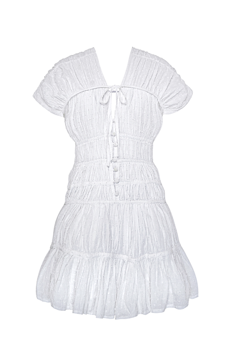 The Srikandi Ruffle Mini Dress
