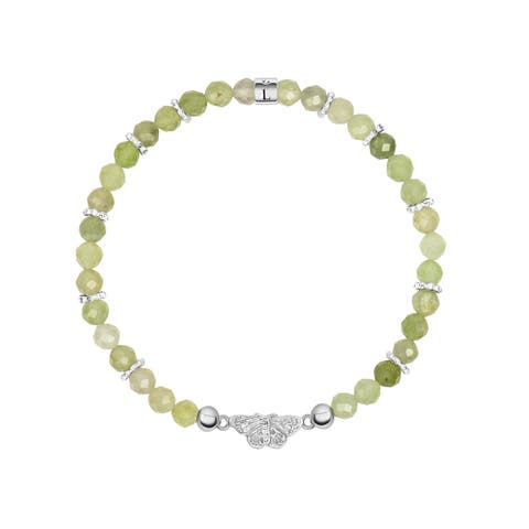 Blissful Flight Jade Butterfly Bracelet