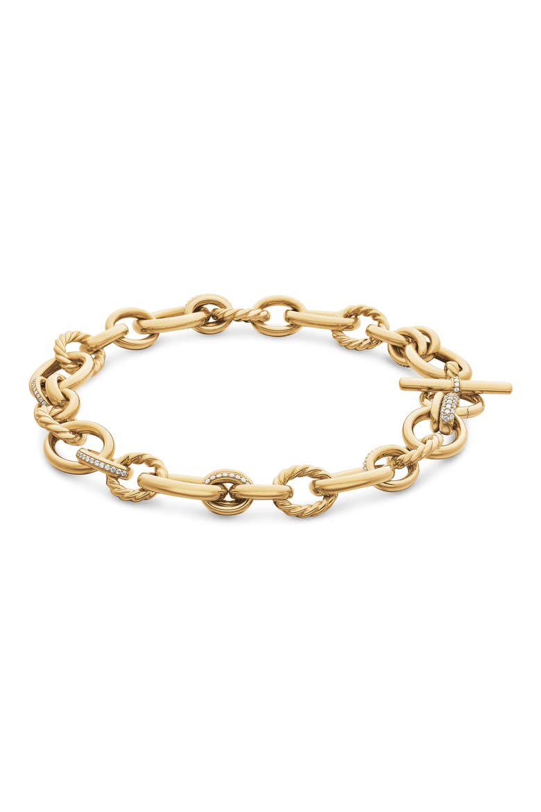 Mercer™ Pavé Diamond Necklace, Alternate, color, 18K YELLOW GOLD