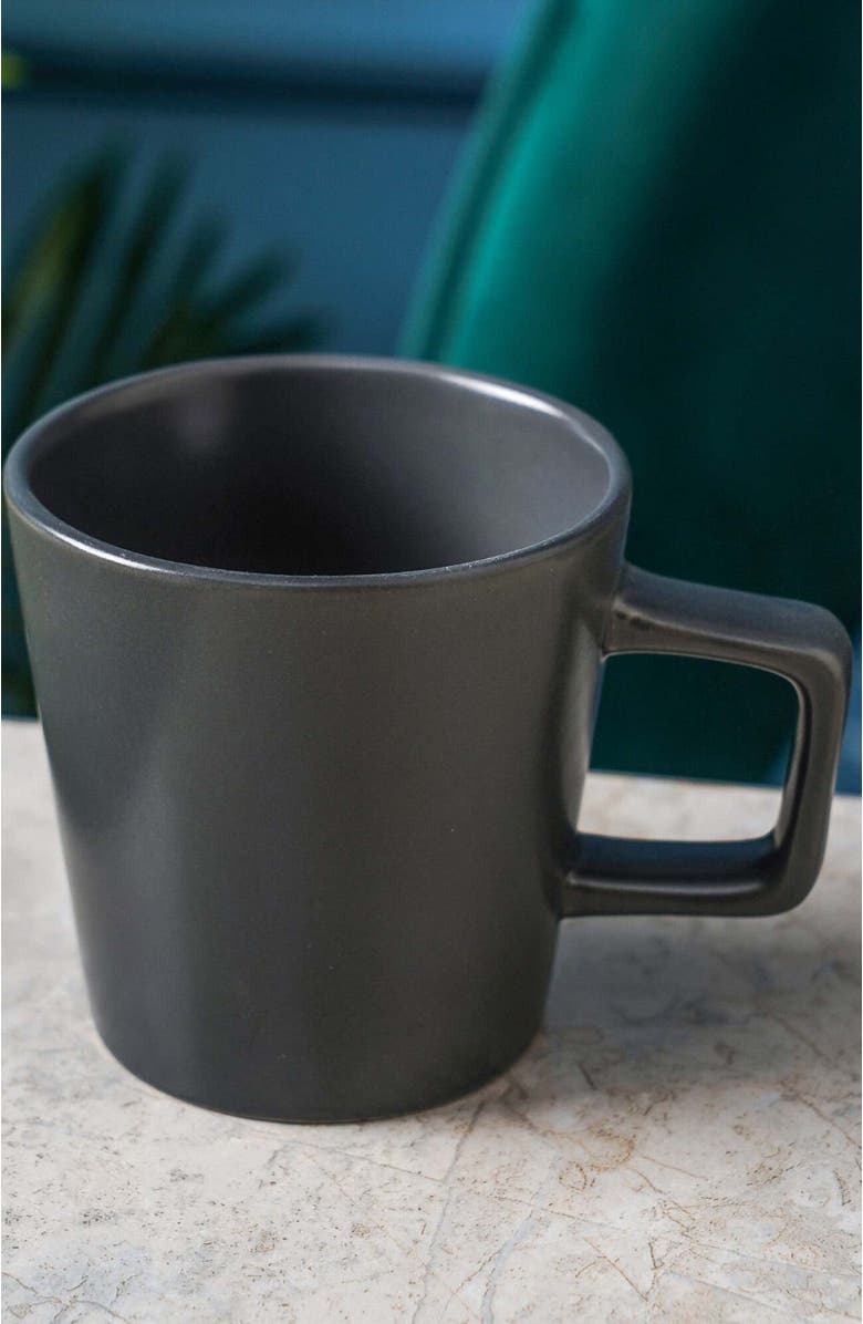 Stone Lain Celina Stoneware 4-Piece Mug Set, Alternate, color, Gray