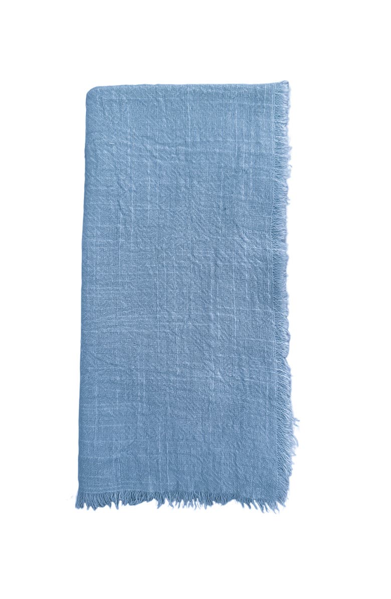 Anaya Cotton Gauze Fringe Napkins- Set of 4, Alternate, color, Almond Beige