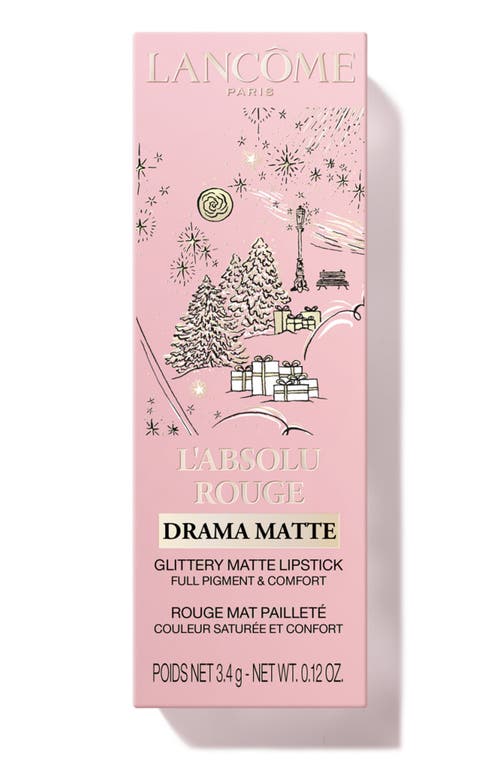 Lancôme L'absolu Rouge Holiday Limited Edition Drama Matte Lipstick In Pink