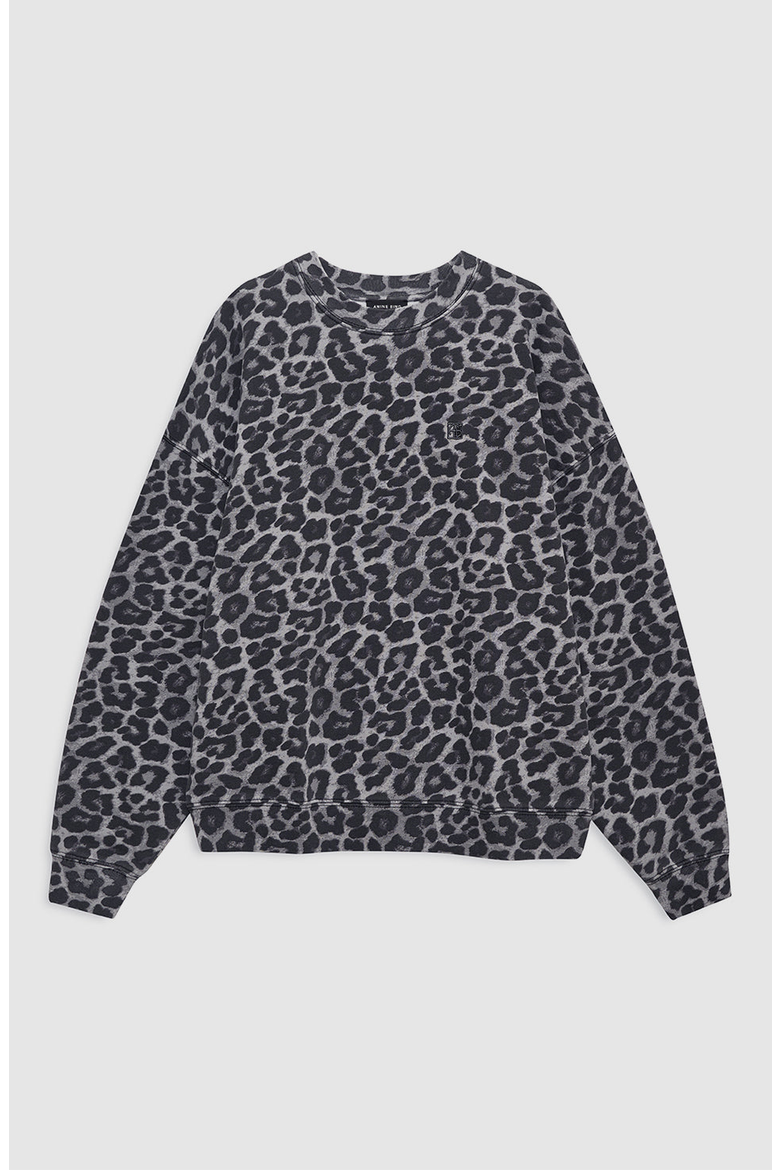 Miles Sweatshirt, Alternate, color, Grey Leopard