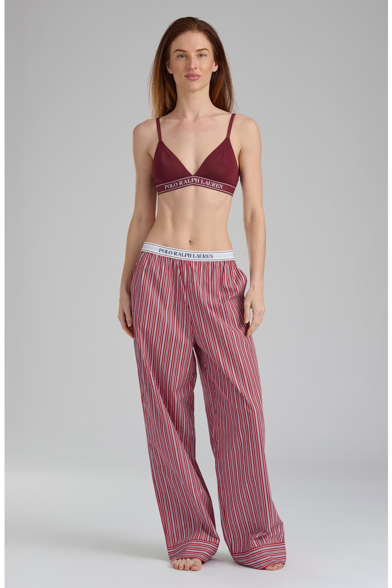Stripe Cotton Pajama Pants, Alternate, color, CLUB STRIPE