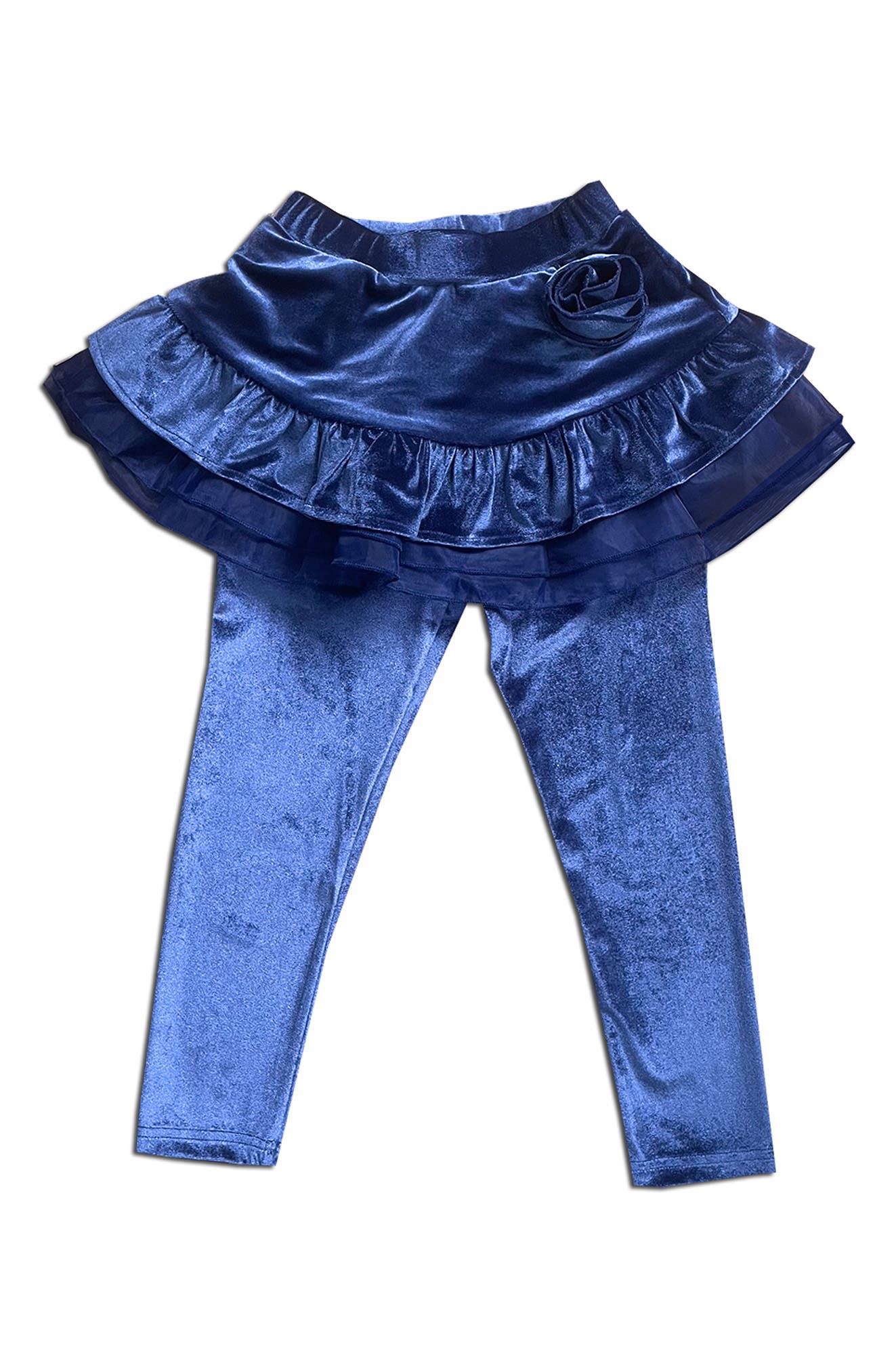JOE-ELLA Kids' Tutu Velour Leggings
