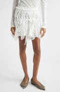 JW Anderson Curtain Lace Miniskirt