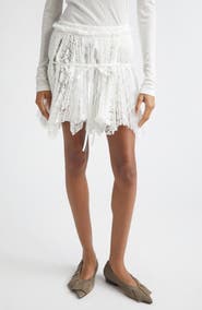 JW Anderson Curtain Lace Miniskirt