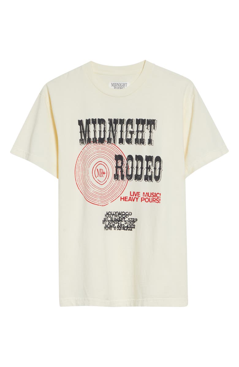 MIDNIGHT RODEO Heavy Pours Graphic T-Shirt, Main, color, Cream