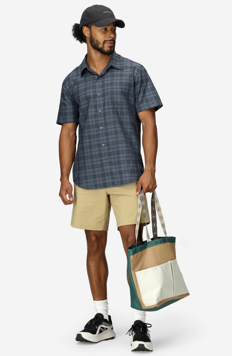 Marmot AirExchange UPF Short Sleeve Button-Up Shirt, Alternate, color,