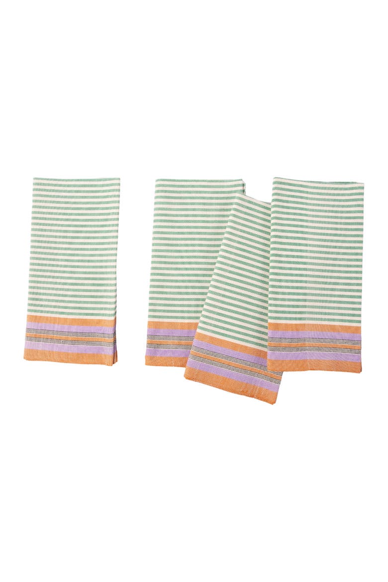 Handwoven Maua Napkins - Set of 4, Main, color, Green