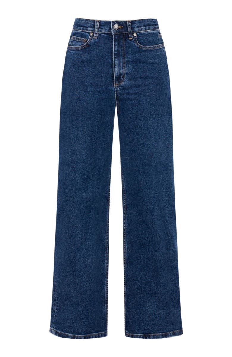 Saint + Sofia Wide Leg Jean, Alternate, color, Blue
