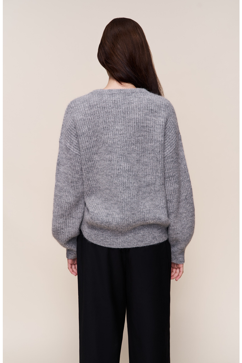 Bobbie Wool Jumper, Alternate, color, Heather Grey