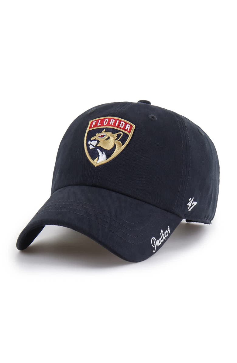 '47 Women's '47 Navy Florida Panthers Miata Clean Up Adjustable Hat, Main, color, Navy