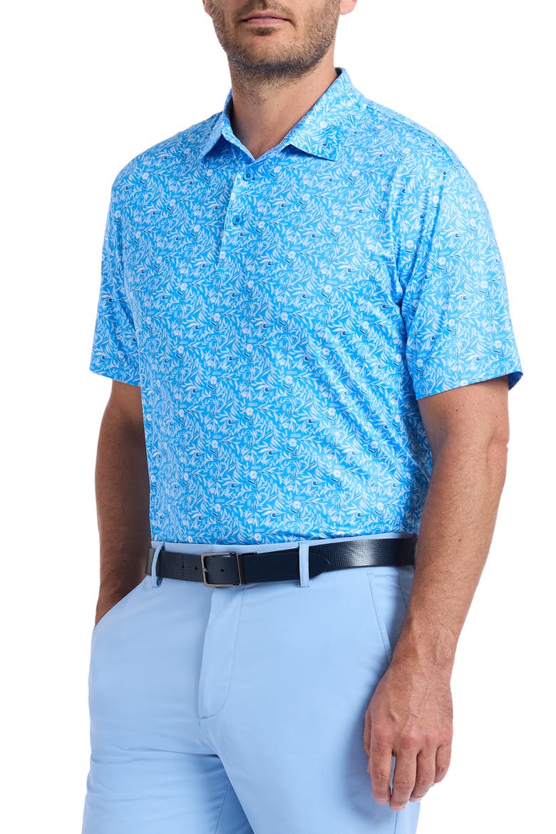 Ebford Performance Golf Polo, Alternate, color, BLUE