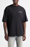 AMIRI Oversize MA Check Patch Appliqué Skate T-Shirt