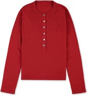 Fortela Lou Cashmere Henley Knit
