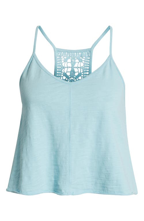 Bp. Racerback Crop Cotton Tank Top In Blue