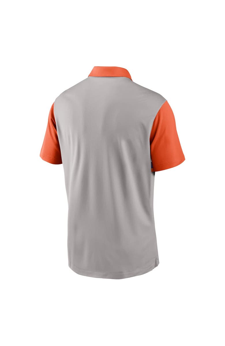 Nike Men's Nike Gray/Orange Clemson Tigers Vapor Performance Polo, Alternate, color, Gray