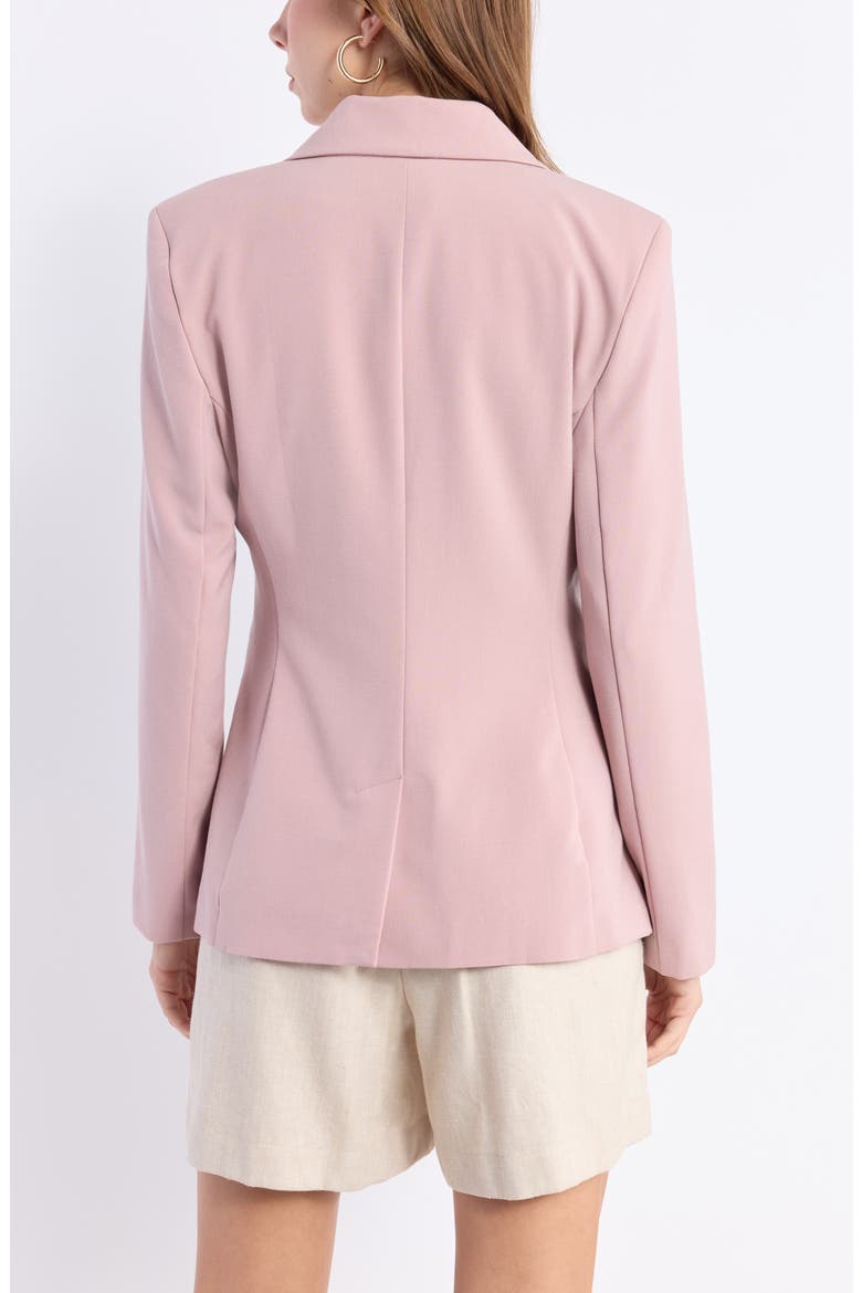 Tailored Double Breasted Blazer, Alternate, color, PURPLE MAUVE