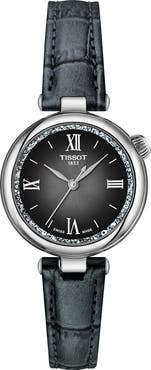 Tissot Desir Leather Strap Watch, 28mm | Nordstrom