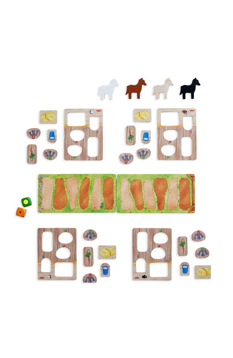 HABA Clippety-clop! Mini Travel Game for Horse Lovers Ages 3+, Alternate, color, 