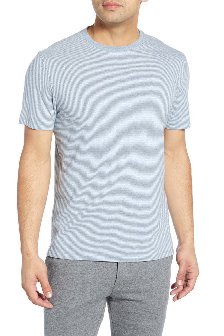 Crewneck T-Shirt, Main, color, BLUE