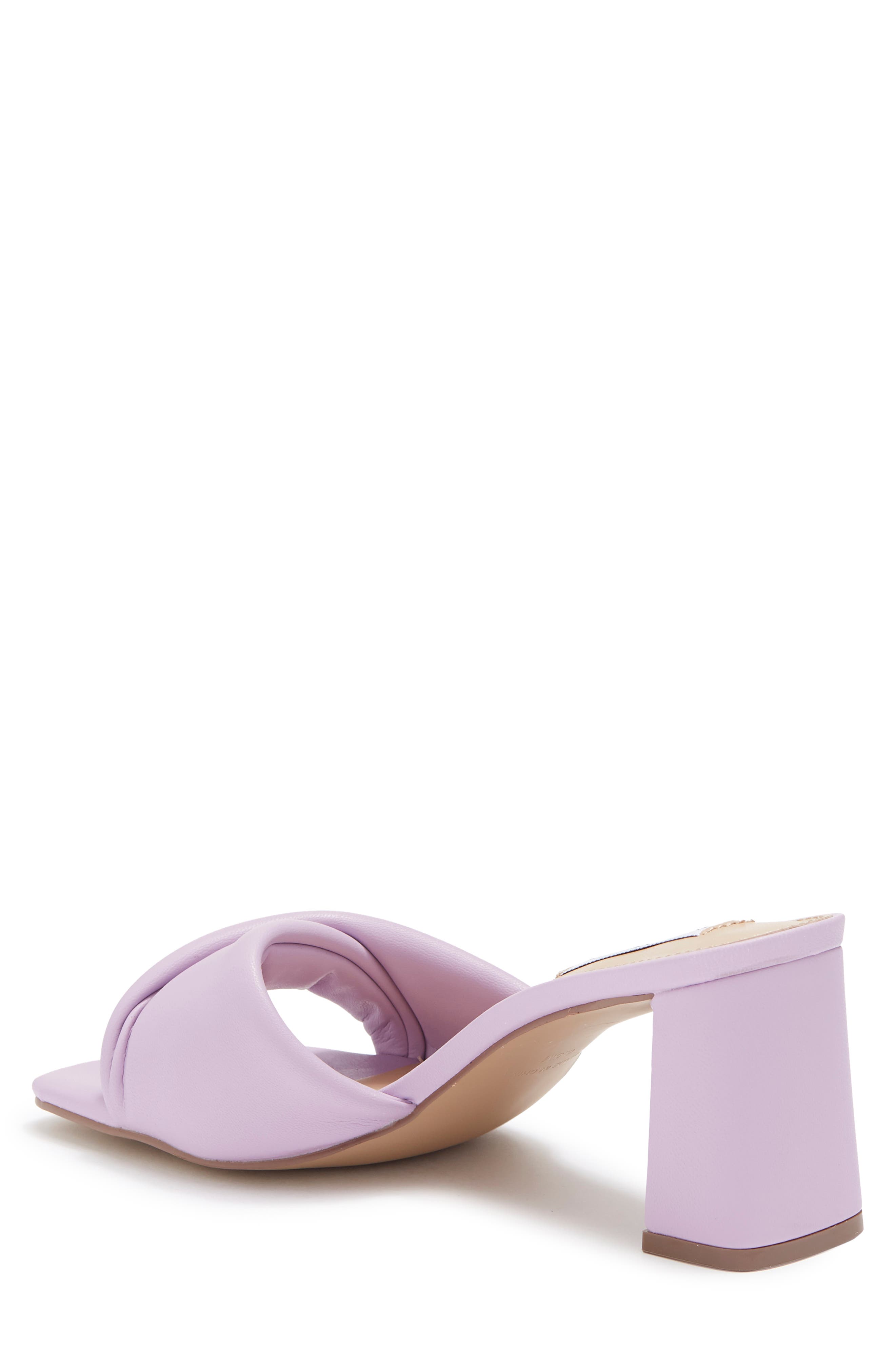 Sway Heeled Slide Sandal, Alternate, color, LILAC PU