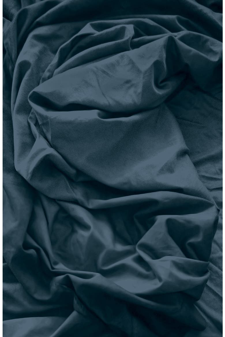 Classic Cool & Crisp 100% Cotton Percale 4-Piece Sheet Set, Alternate, color, PG BLUE