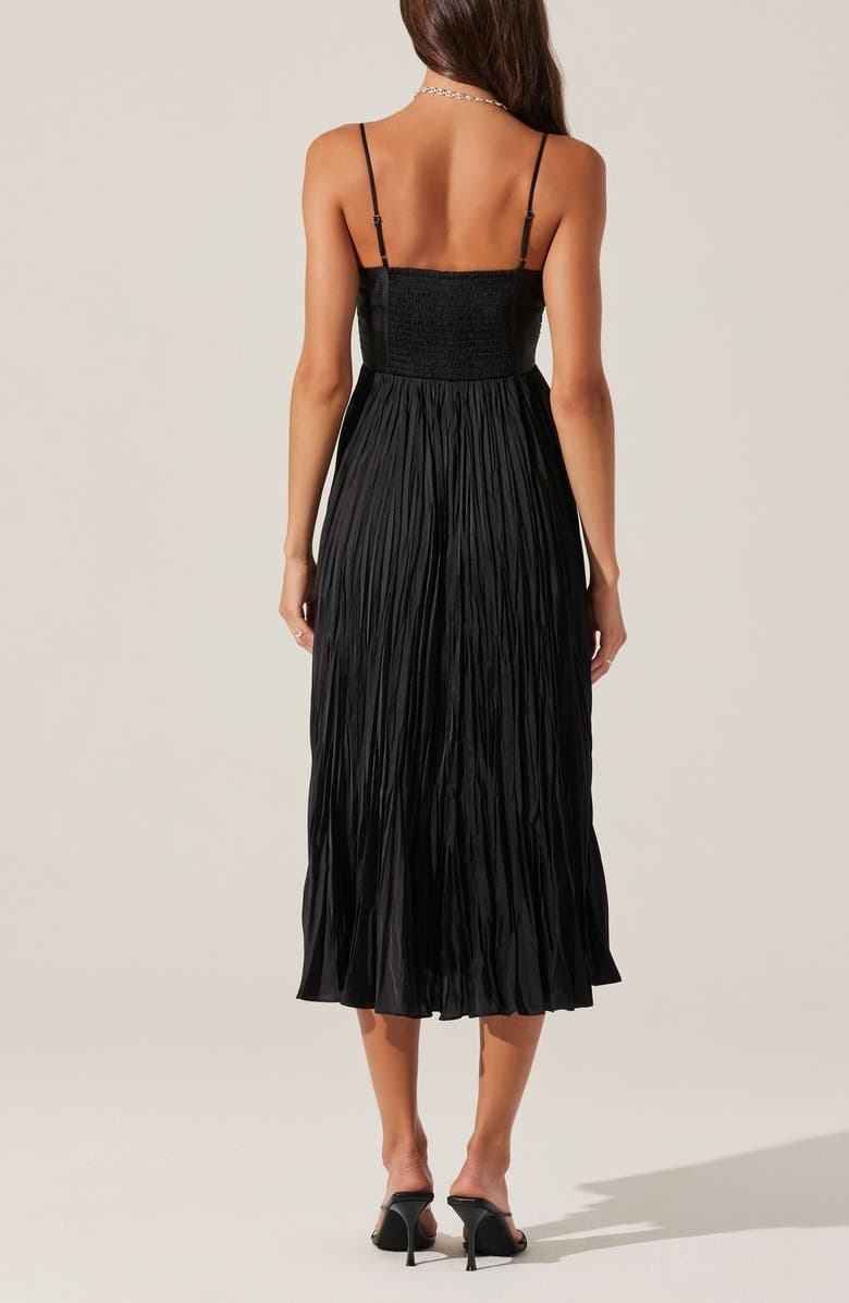 ASTR the Label Maeve Midi Dress, Alternate, color, Black