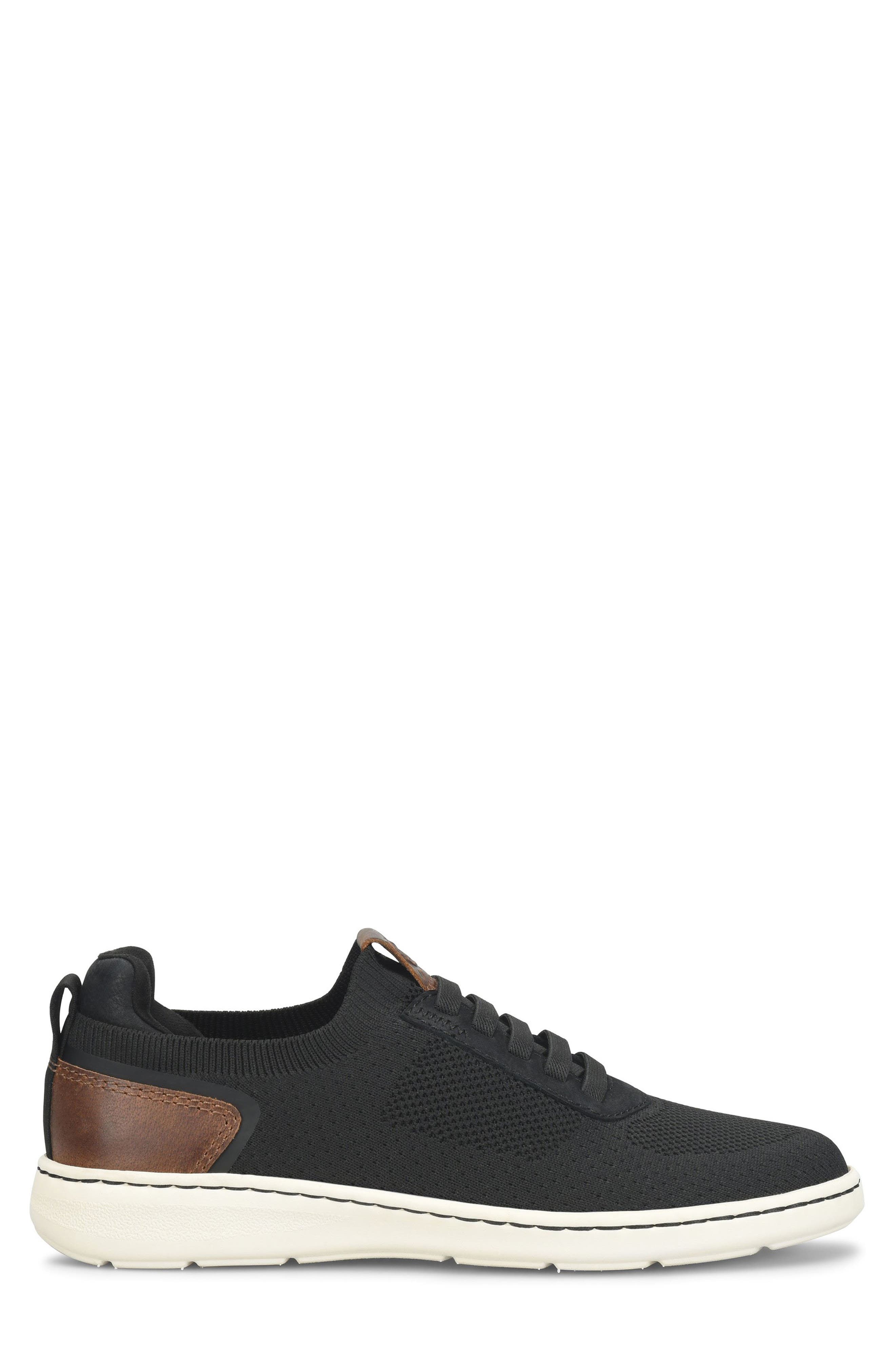 Børn Conrad III Sneaker, Alternate, color, Black Knit