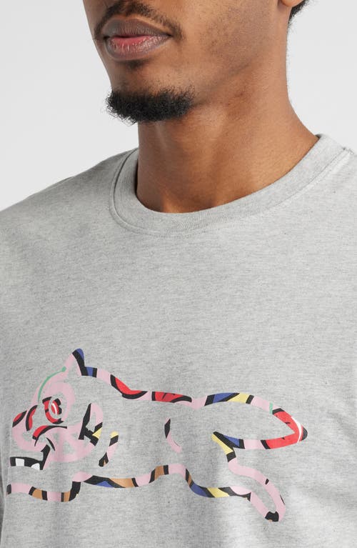 Icecream Cones N Running Bones Graphic T-shirt In Gray